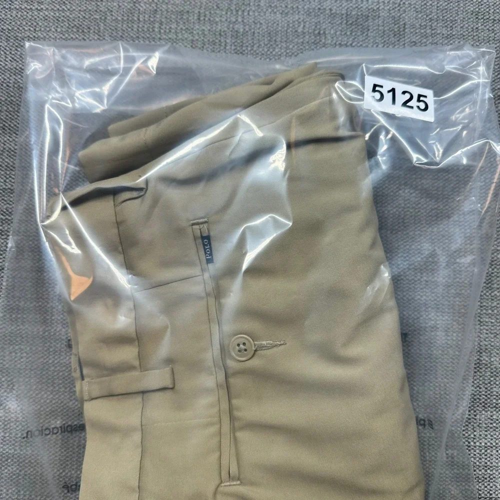 Polo Ralph Lauren Performance Shorts Mens 33 Tan Golf Chino Stretch‎